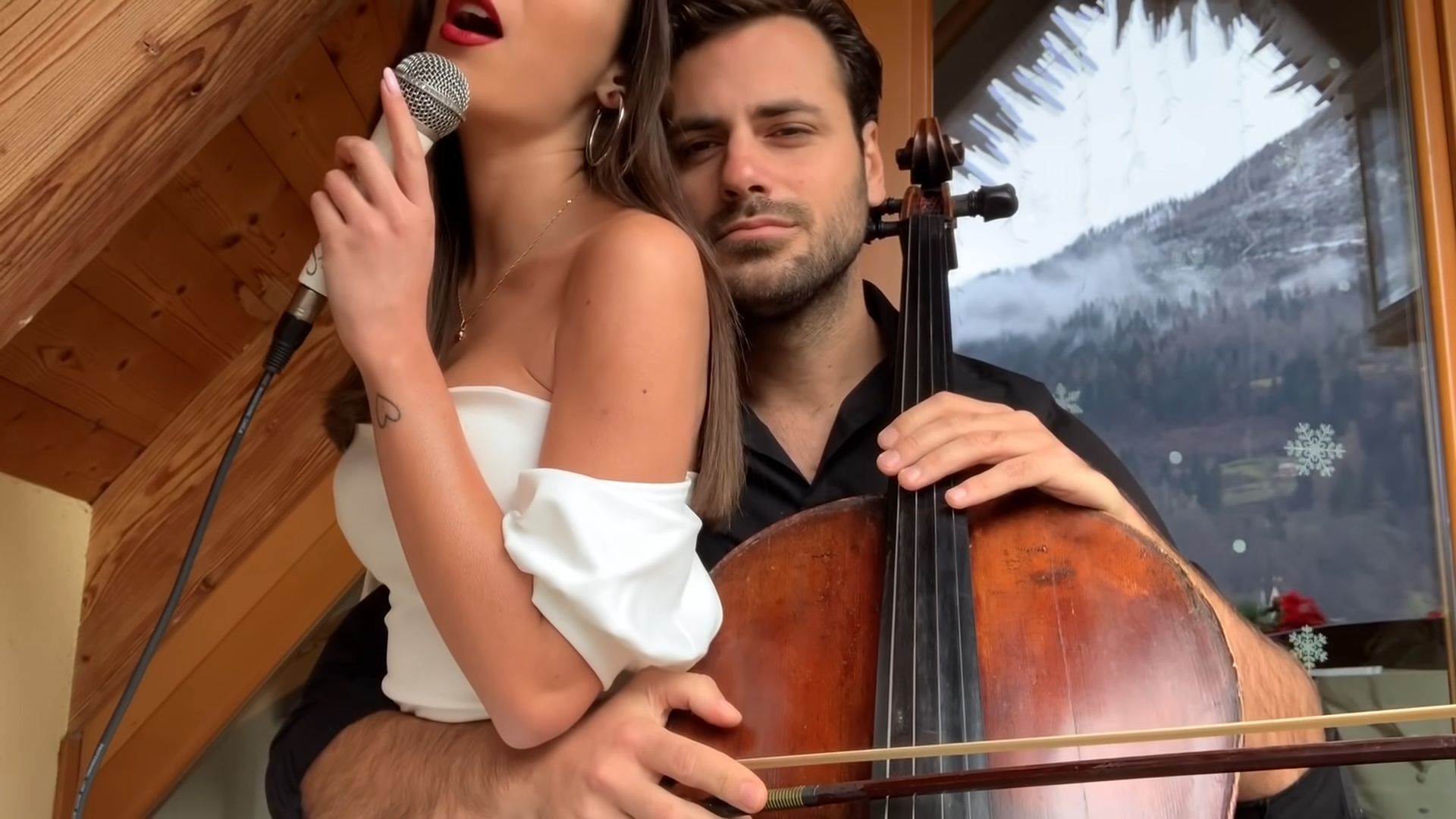 Hauser And Girlfriend Benedetta Caretta Perform Awesome Cover Songs
